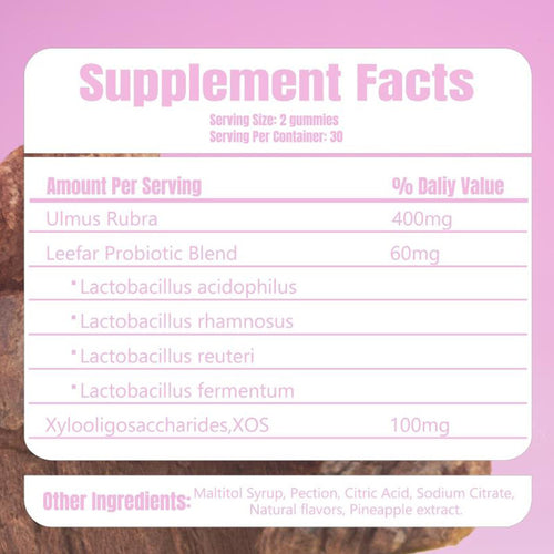 Clarionne Pineapple Probiotic Gummies